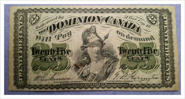 25-Cent-Dominion-Of-Canada-Bill